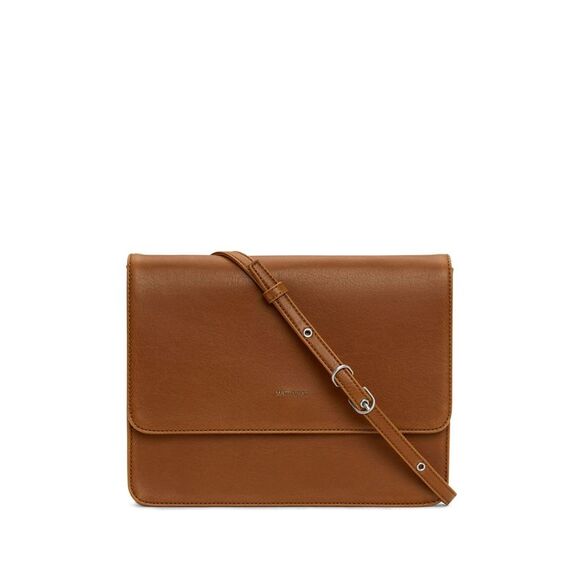 MATT & NAT Women's Brown Solid Single Strap Shoulder Bag